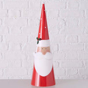 decoratieve standaard gundy, kerstman, h 50,00 cm, ijzer, veelkleurig