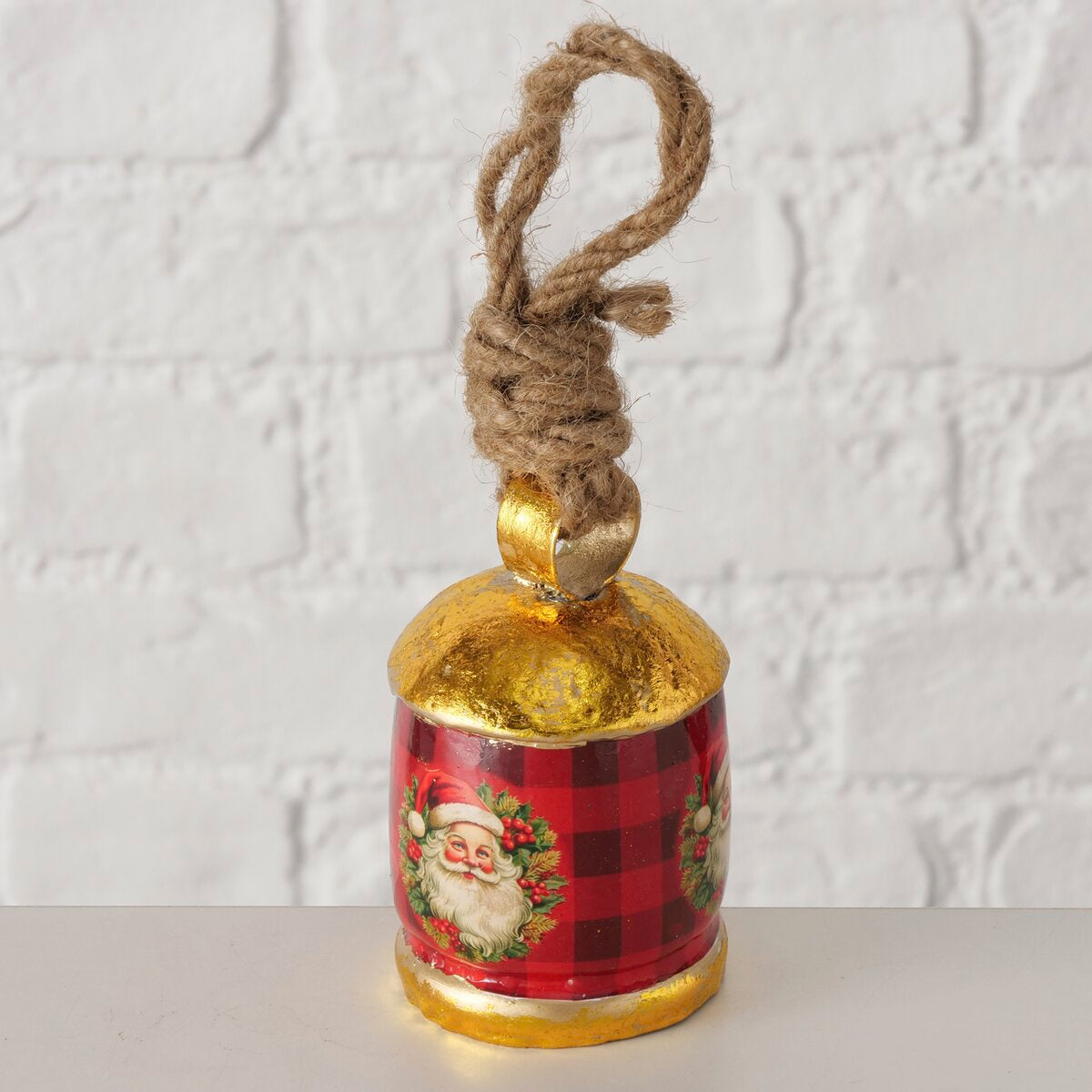 kersthanger tradition, klok, rond, h 10,00 cm, d 6,50 cm, glans