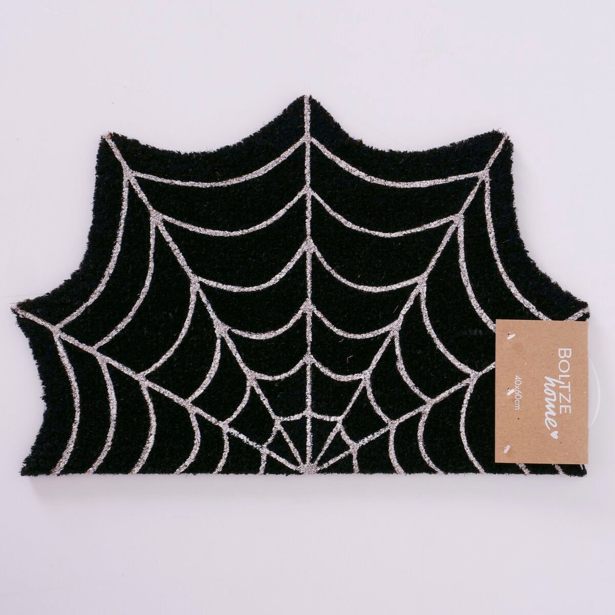 deurmat nysara, l 60,00 cm, pvc, kokos, zwrt, wt, veelkleurig