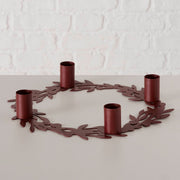 kandelaar turno, rond, h 4,50 cm, l 27,00 cm, ijzer