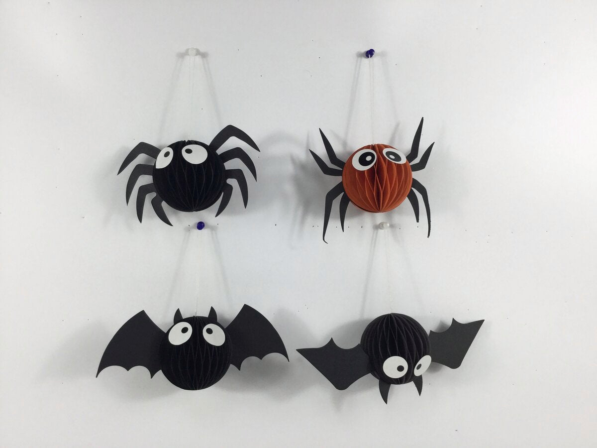hangende figuur websy, 4 ass., spin, hangvoorziening, h 17,00 cm, l 20,00 cm