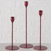 kandelaar malte, rond, h 32,50 cm, ijzer, rd