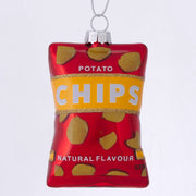 kersthanger chips, speciale vorm, l 5,00 cm, h 8,00 cm, glans