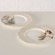 bord clara, 2 ass., vaatwasmachinebestendig, d 21,00 cm, new bone, veelkleurig