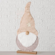 figuur velor, kabouter, h 70,00 cm, mdf, polyester, bg, wt