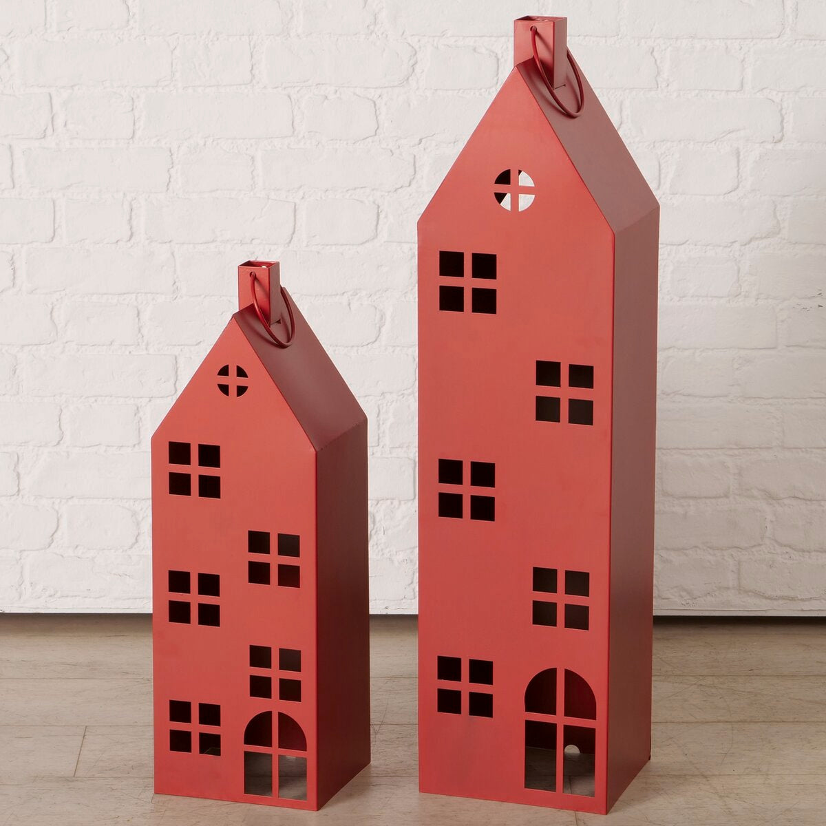 lantaarn alba, huis, indoor, h 65,00 cm, b 18,00 cm