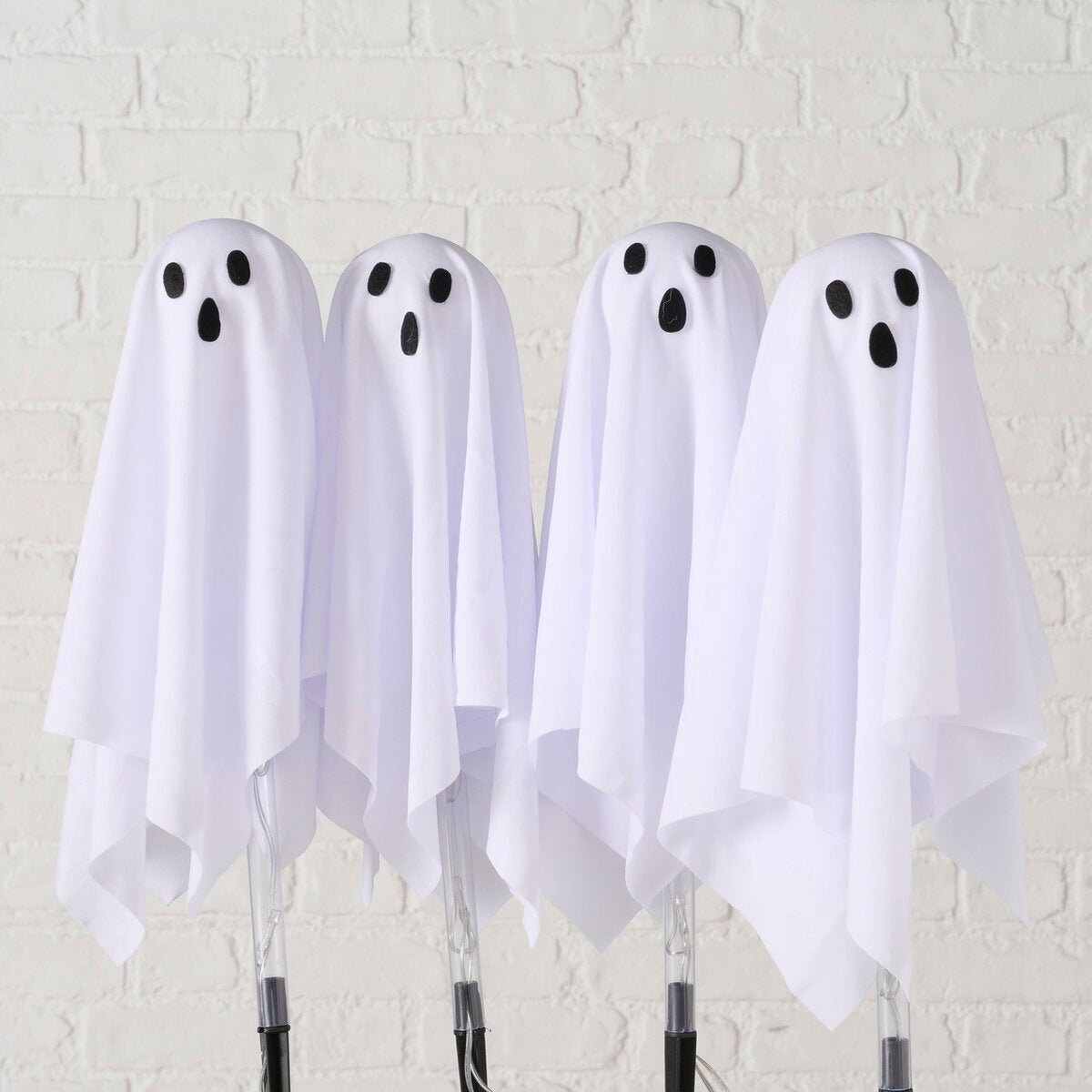 tuinsteker chorus, led, spook, h 49,00 cm, ijzer, kop, kstf, polyester