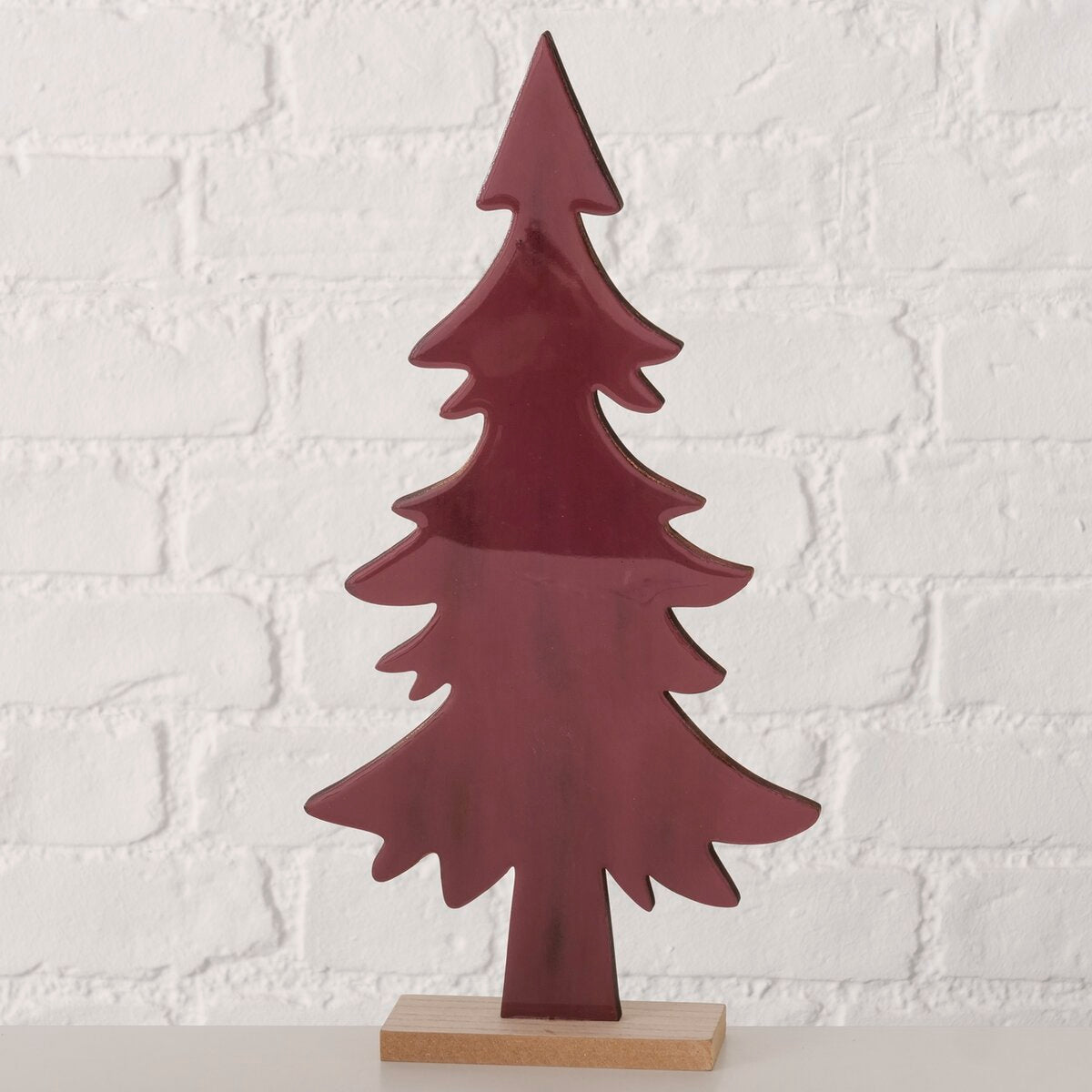 decoratieve standaard burgy, boom, met stand, h 40,00 cm, moeraspijnboom (pinus elliottii)