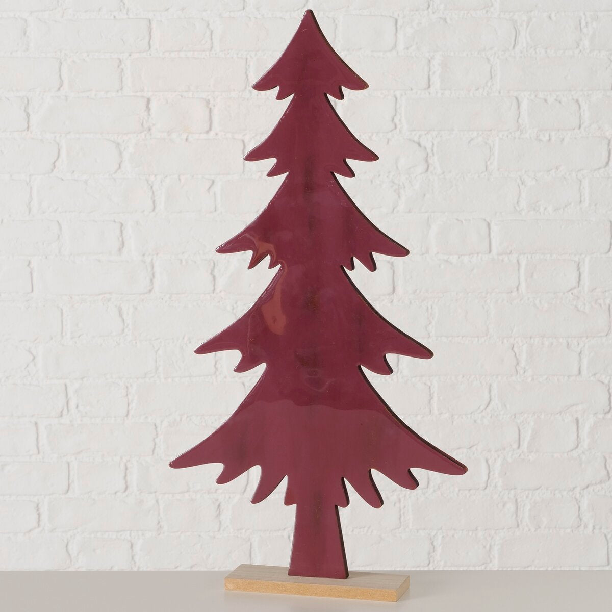 decoratieve standaard burgy, boom, met stand, h 58,50 cm, moeraspijnboom (pinus elliottii)
