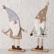 figuur willi, 2 ass., kabouter, kerstman, h 53,50 cm, schima (schima spp.), mdf, polyester, bg, grn
