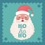 servetten santa ho ho ho  3-laags tissue 33 x 33 cm