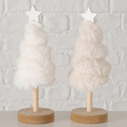 decoratieve standaard elunara, 2 ass., kerstboom, met stand, h 21,00 cm, mdf, multiplex, geschuimd polystyreen, polyester