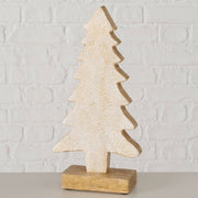 decoratieve standaard goldina, kerstboom, met stand, h 30,00 cm, mango (mangifera indica l.)