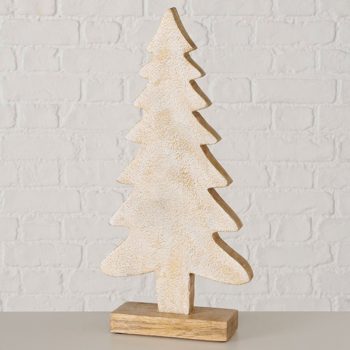 decoratieve standaard goldina, kerstboom, met stand, h 40,00 cm, mango (mangifera indica l.)