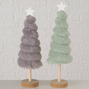 decoratieve standaard elunara, 2 ass., kerstboom, met stand, h 30,00 cm, mdf, multiplex, geschuimd polystyreen, polyester