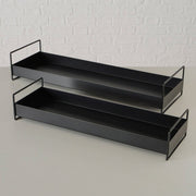 dienblad wolga , b 19,00 cm, ijzer, effen, zwrt