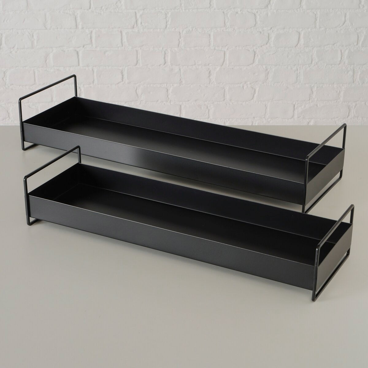 dienblad wolga , b 19,00 cm, ijzer, effen, zwrt