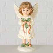 figuur clara, engel, h 20,00 cm, synthetische hars, bg, wt, grn