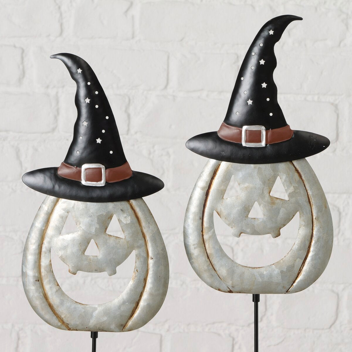 tuinsteker spooky, 2 ass., vleermuis, h 110,00 cm, ijzer, mat
