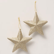 kersthanger estel, 2 dlg., ster, l 12,70 cm, h 13,00 cm, glitter