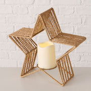 decoratieve standaard luma, ster, led, h 29,00 cm, pap, ijzer
