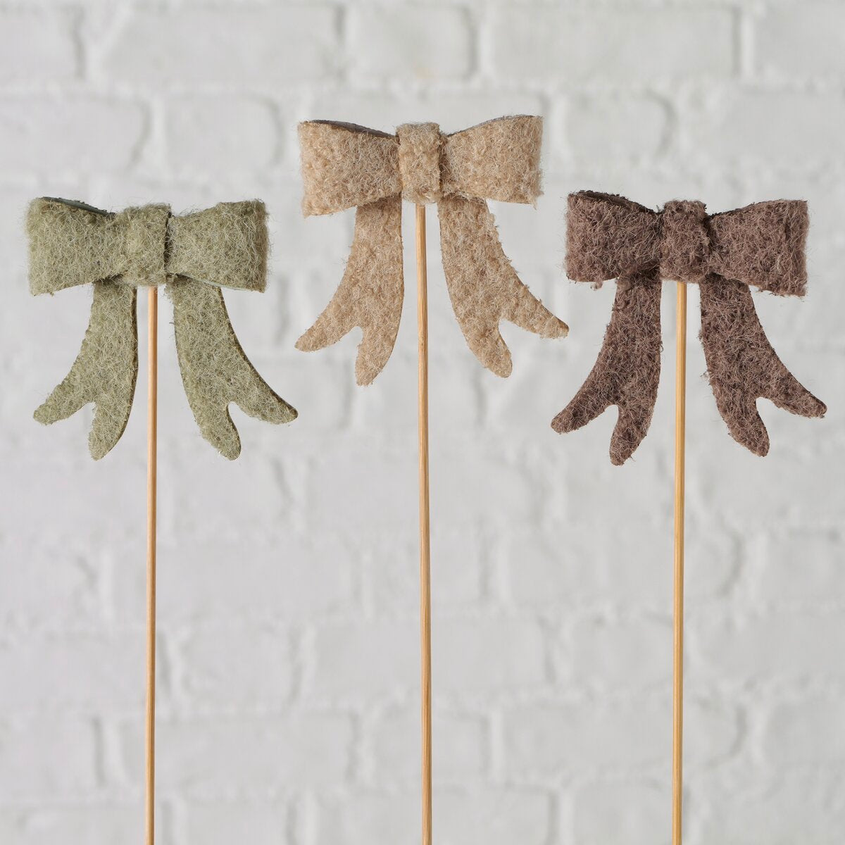 potsteker falla, 3 ass., toonbankdisplay, lus, h 35,00 cm, bamboe (phyllostachys edulis), polyester