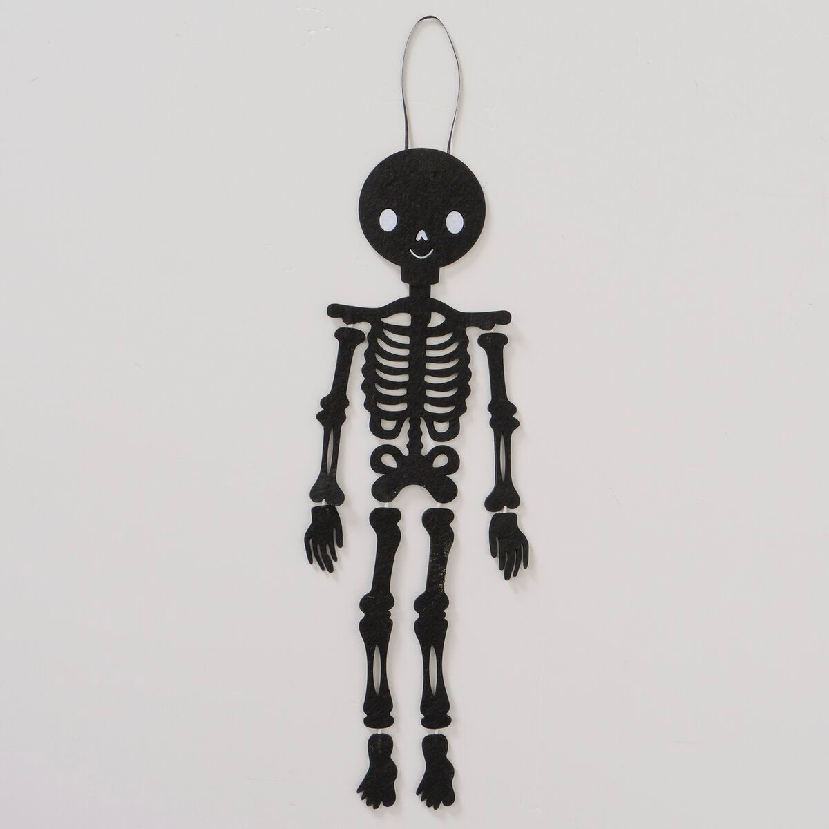 hangende figuur rattle, skelet, hangvoorziening, h 59,00 cm, l 17,00 cm