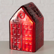 decoratieve standaard huus, huis, h 14,00 cm, gls gelakt, effen