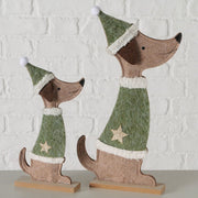 figuur dacky, hond, h 25,00 cm, mdf, ijzer, polyester, grn
