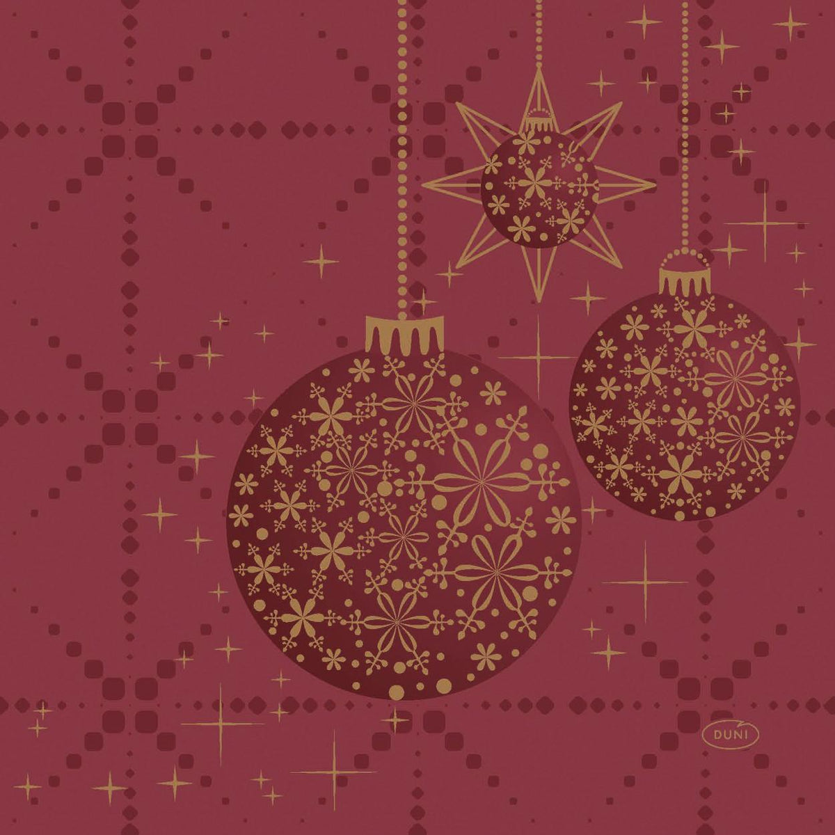 servetten gilded bauble 3-laags tissue 33 x 33 cm