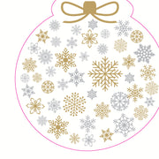 silhouettes servetten - snowflake bauble airlaid 33 x 33 cm