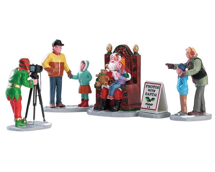 photos with santa, set of 5