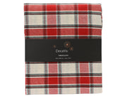 tafelkleed katoen rectangular n/a tartan check groen/rood l.240cm x w.140cm x h.0.1cm
