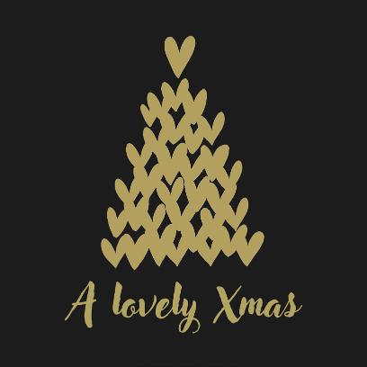 servetten lovely x-mas 3-laags tissue 33 x 33 cm