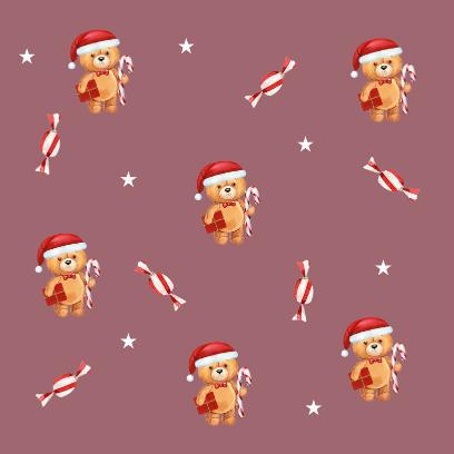 servetten candy bears 3-laags tissue 33 x 33 cm