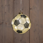 voetbal glas led op batterij 13cm