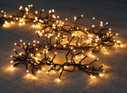 cluster 1152led 6.9m licht goud usb oplaadbaar 50cm  aanloopsnoer zwart - bi-bui