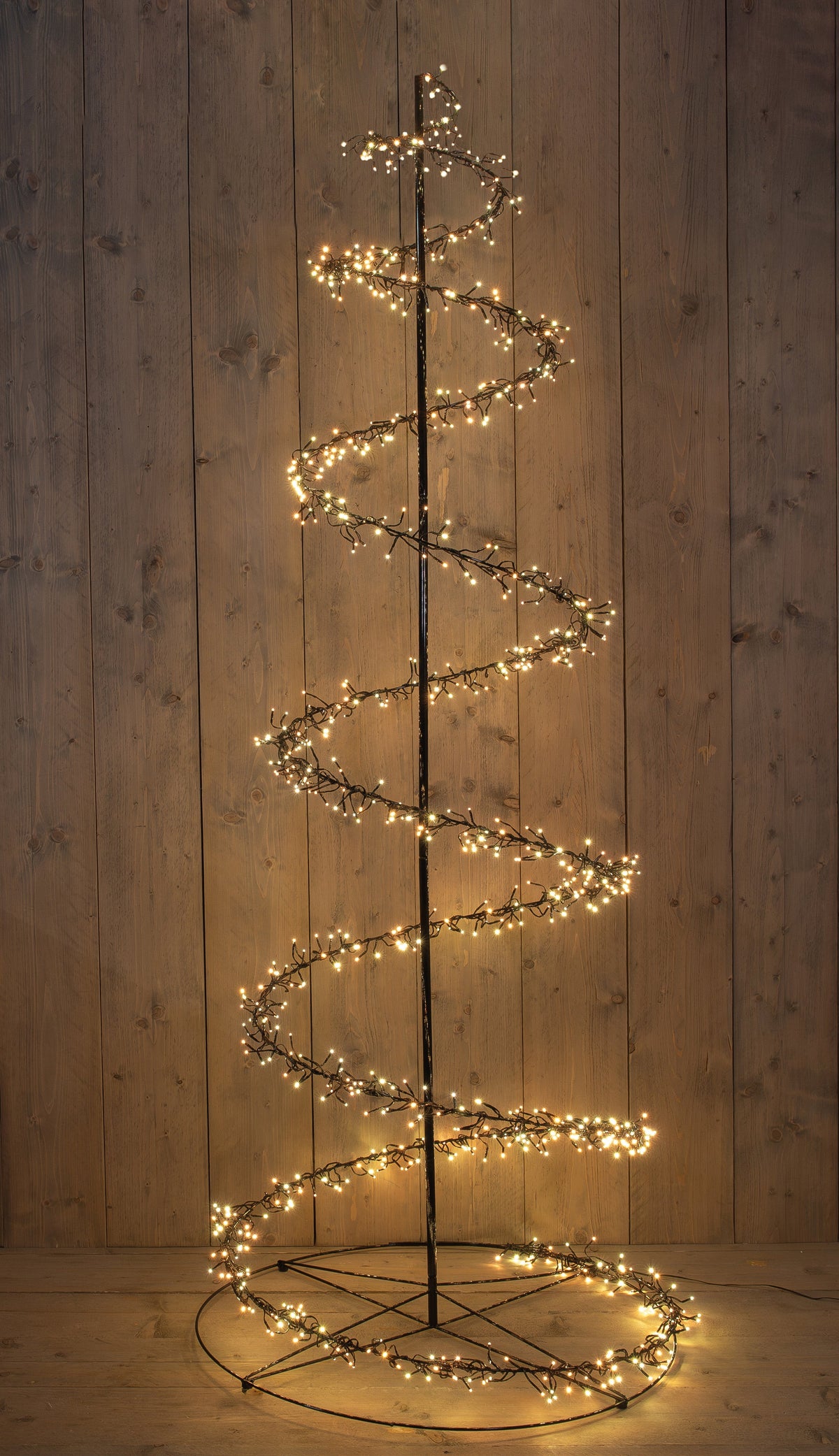 boom swirl cluster 960led ip44 trafo met timer en dimmer hoogte 2.1 m warm wit/classic warm