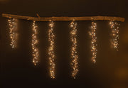cascade cluster 432led ip44 trafo met timer en dimmer draadlengtes 48 cm/72 cm /96 cm warm wit/classic warm