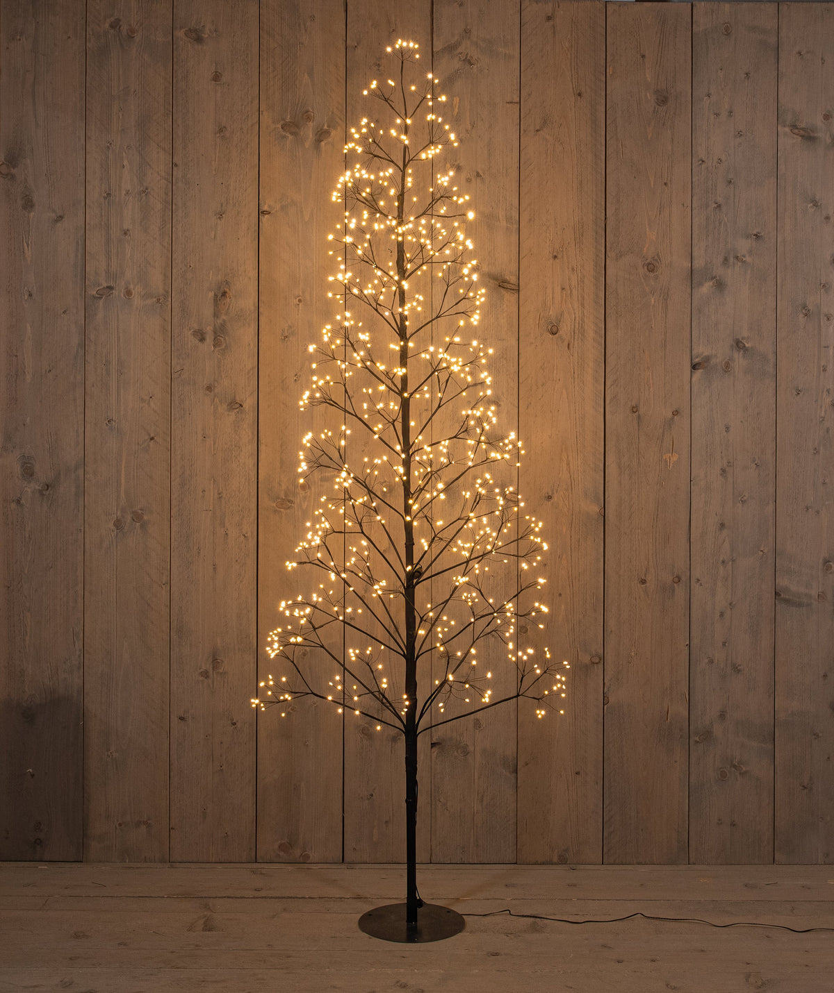 boom 960led flash classic warm ip44 trafo hoogte 180 cm zwart