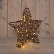 ster naturel 100 led classic warm 40x5cm/ 3xaa on/off/6u timer