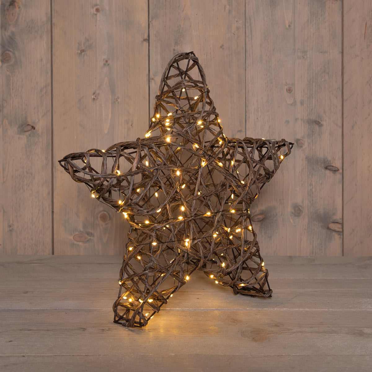 ster naturel 100 led classic warm 40x5cm/ 3xaa on/off/6u timer