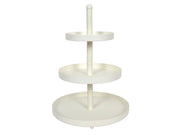 etagere 3 laags ø25x35cm wit fcb