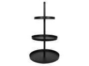 etagere 3 laags ø30x55cm zwart fcb