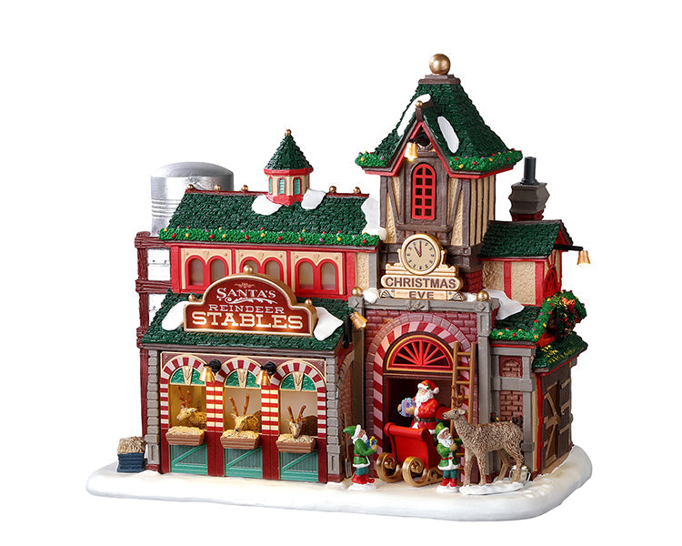 santa's reindeer stables, b/o (4.5v)