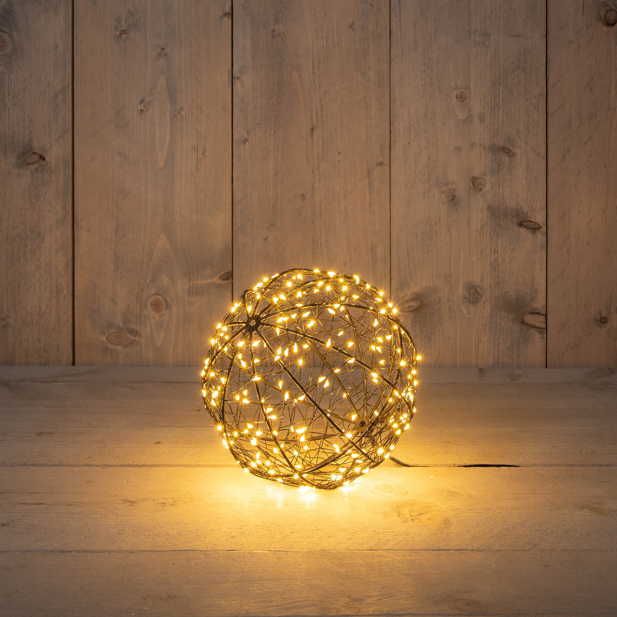 bal metaal 200led flash ip44 trafo met timer en dimmer d18cm classic warm