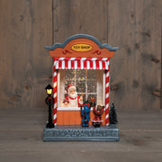 speelgoedwinkel met glitterwater  op 3aa batterij met dc aansluiting 22x18cm warm wit