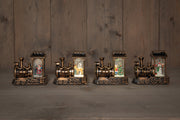 trein met glitterwater op batterij 12x11x6cm 4 assorti in display warm wit
