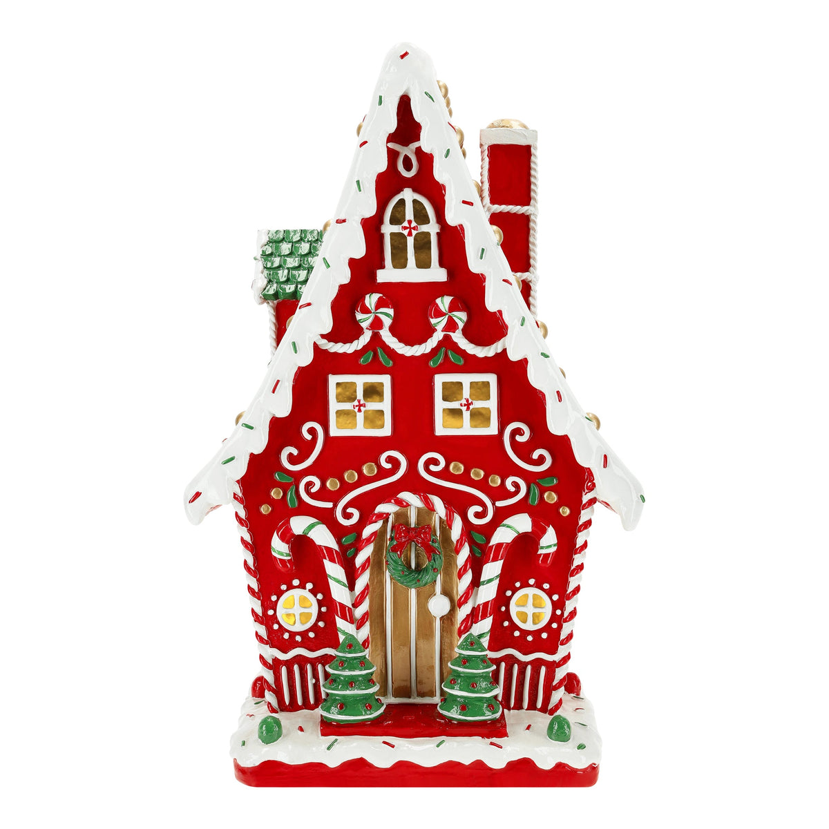 gingerbread house poly
b/o,26,5x19,5x40,5cm,multicolor,led