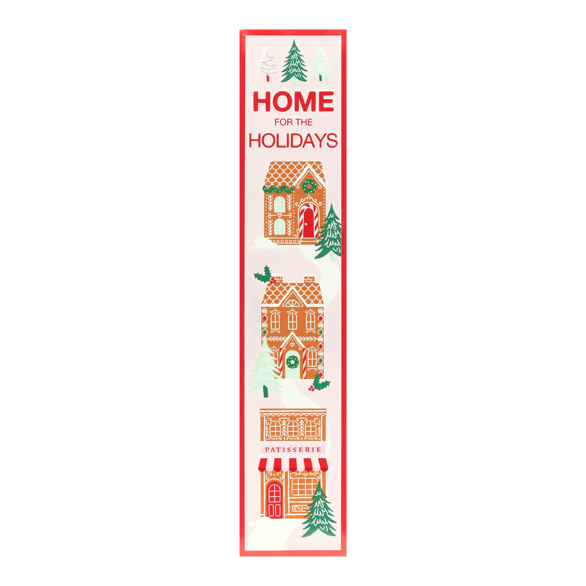 standing decor gingerbread metal 
25,4x2x121,9cm,multicolor